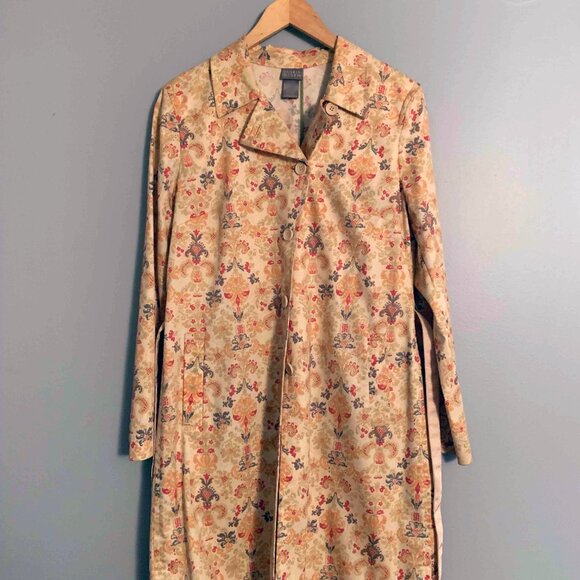 Floral coat - Women's S - Picture 2 of 7